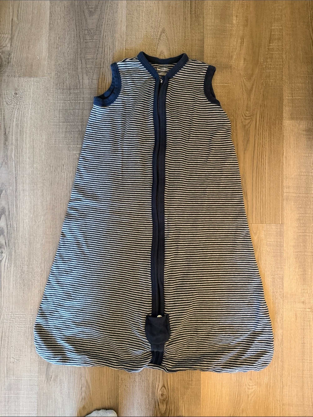 Burt’s bees Sleeveless Navy & White Striped Kids Sleep Sack